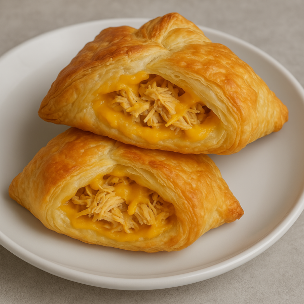 Trouxa Folhada de Frango com Cheddar (5 unidades)